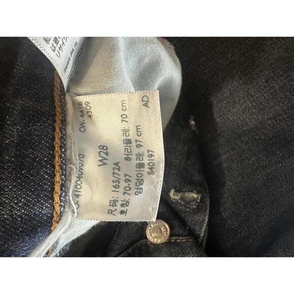 Levi's classic 501 Skinny high-waisted button-fly jeans Size W28 - Picture 5 of 10